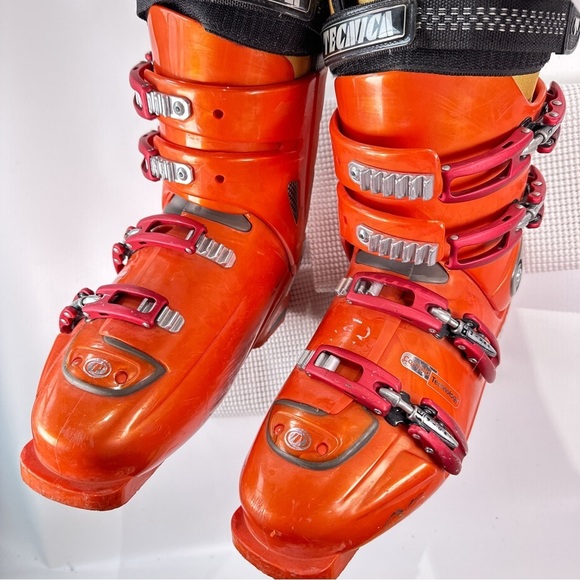 Tecnica Diablo RX 9.0 Ski Boots Mens 9.5 Orange Winter Snow Gorpcore main image 5